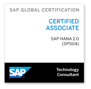 SAP Certified Application Associate - SAP HANA 2.0